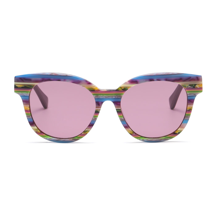 Gafas OCEAN modelo Grande place en color Montura floral morada con lentes morados