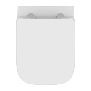 WC suspendu compact sans bride I.Life S RimLS+ avec abattant frein de chute