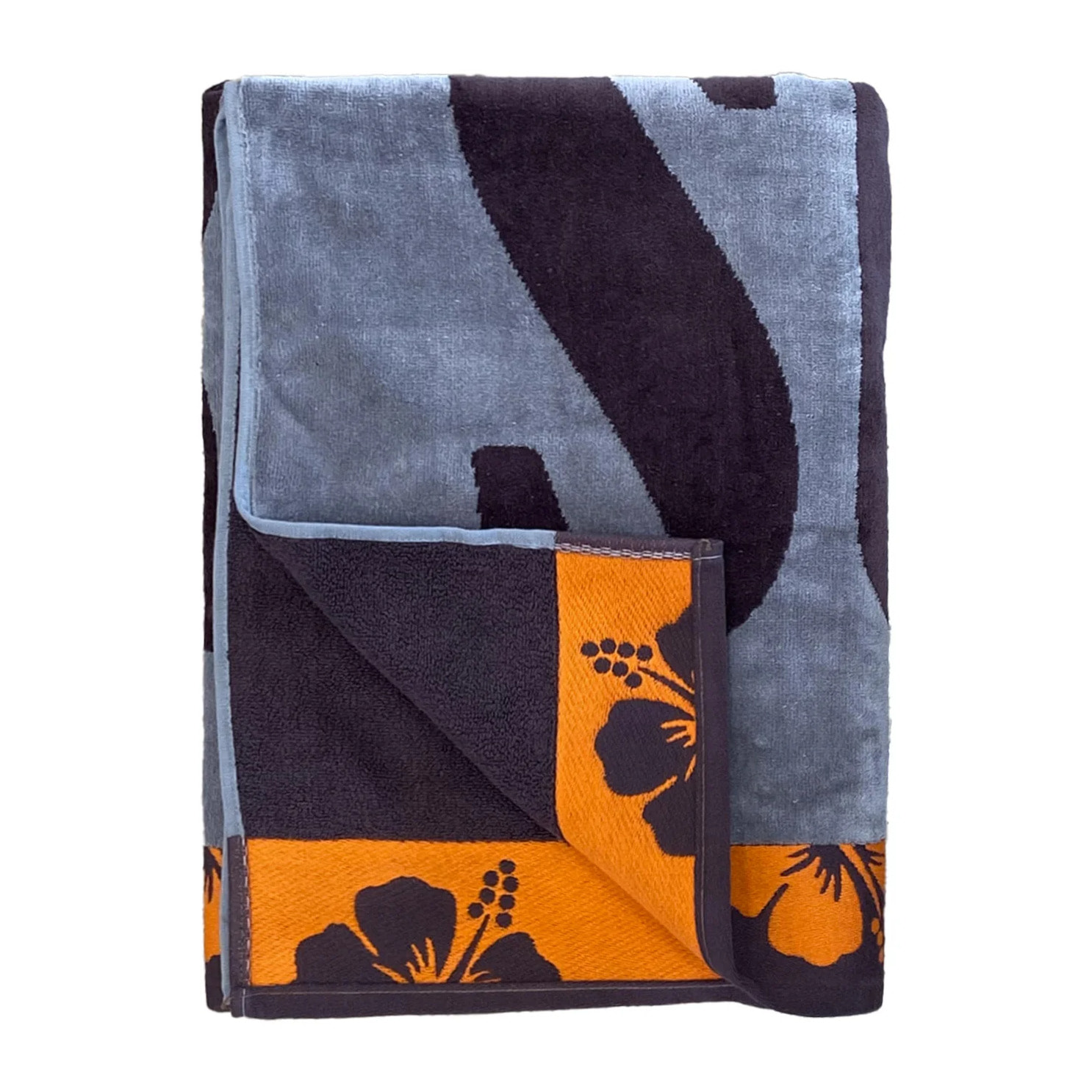 Serviette de plage éponge velours Jacquard - Kabana - 100x175cm - 470g/m²