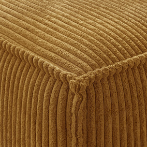 Pouf en velours côtelé - LIVIA