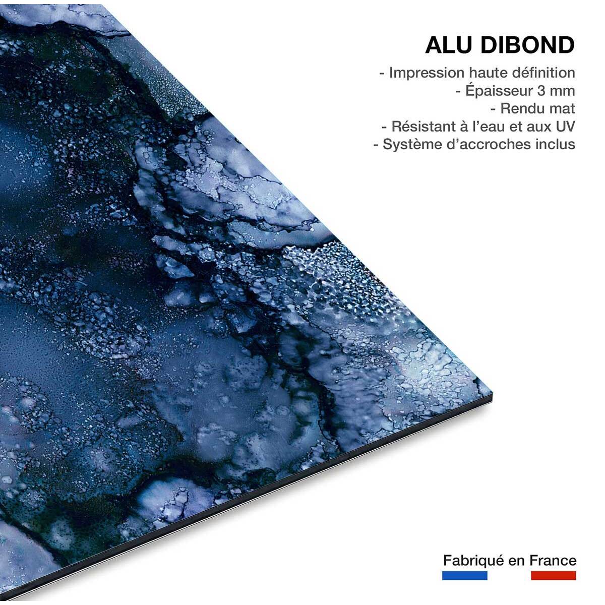 Tableau blue space Tableau alu Dibond