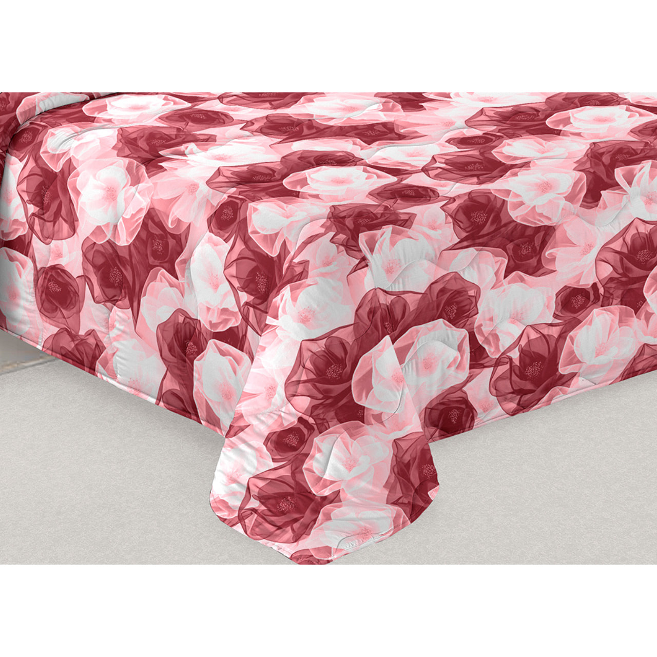 Trapunta Invernale 300gr Made in Italy Piumone Clado Linea Scaldanotti Disegno Dafne Bordeaux