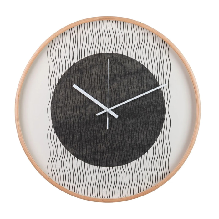 Reloj Pared Metal Natural 60x4,5x60 Cm