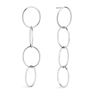 Pendientes Circles & Circles Acero