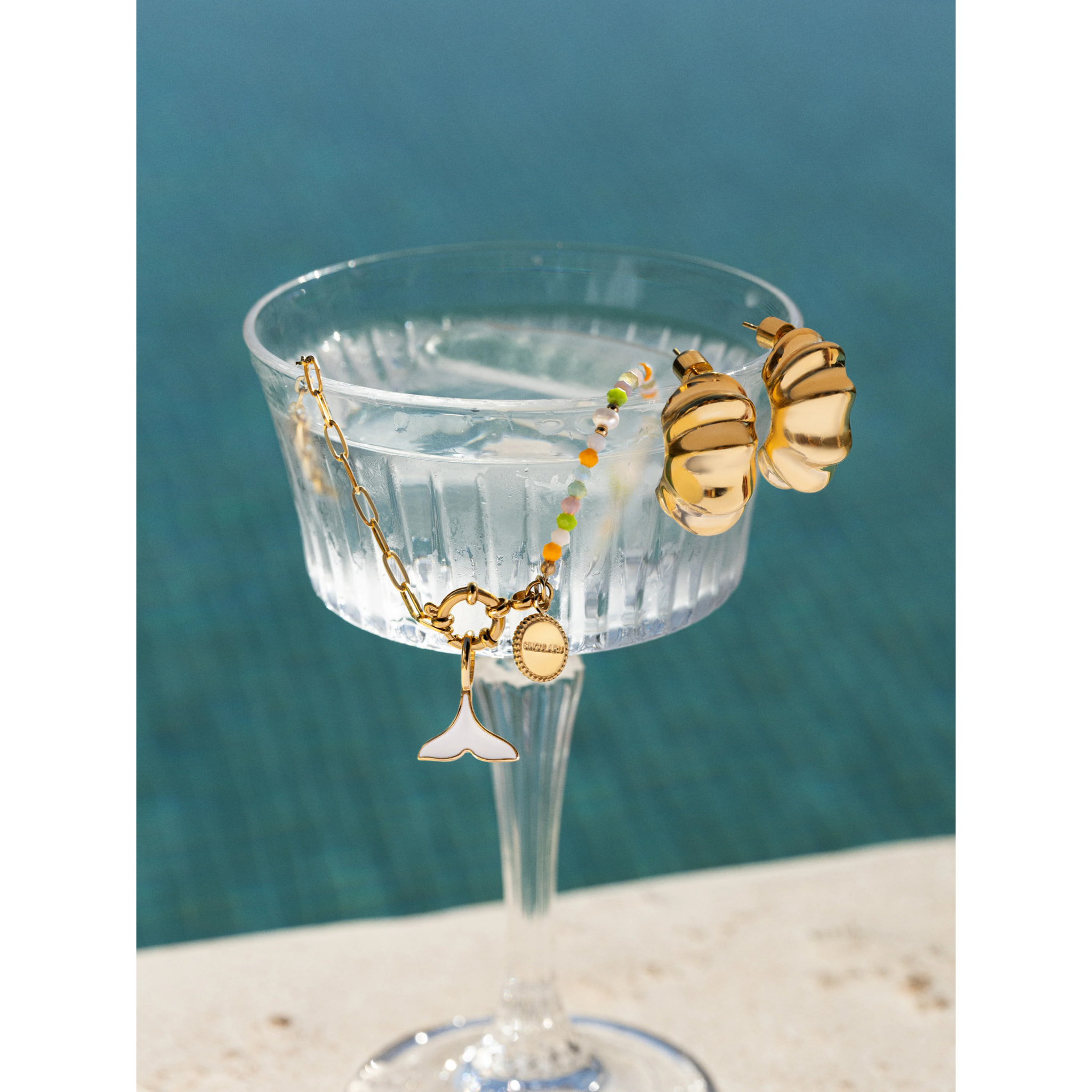 Collana Chic Nora Acciao Placcato Oro