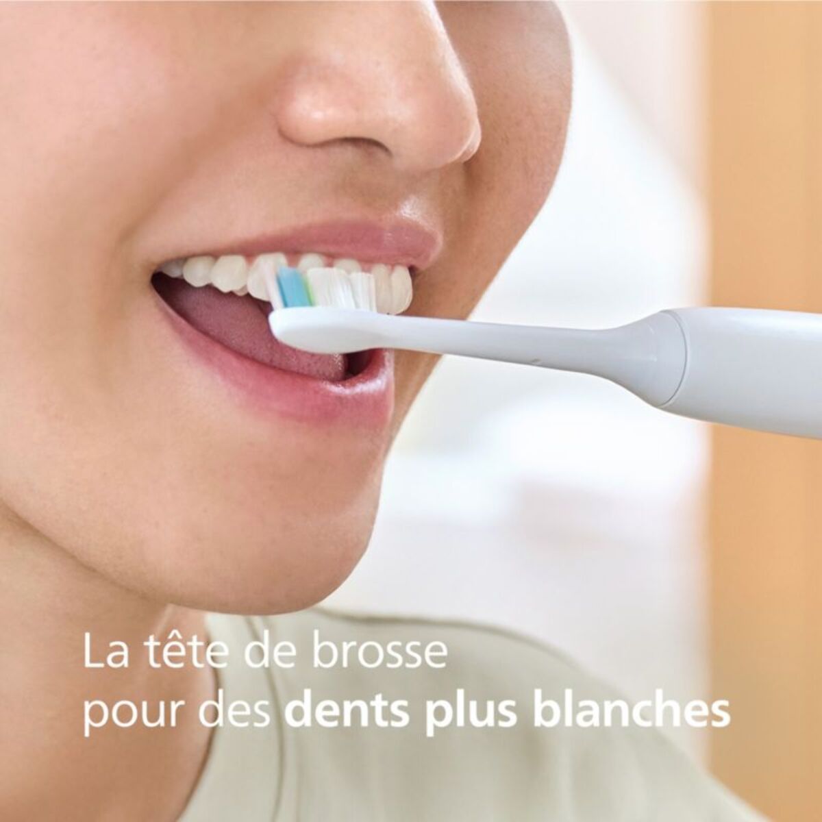 Brossette dentaire PHILIPS Sonicare lot de 4 - HX6064/87 white Optimal W2