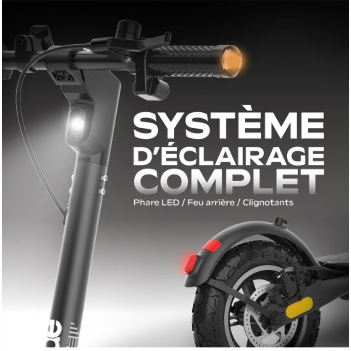 URBANGLIDE Ride 100 MAX2 – Trottinette Électrique Adulte 350W – 25 km/h – Autonomie 25 km – Roues 10" – Freins à Disque – Pliabl
