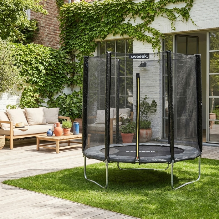Trampoline 180cm filet protection CASSIOPÉE