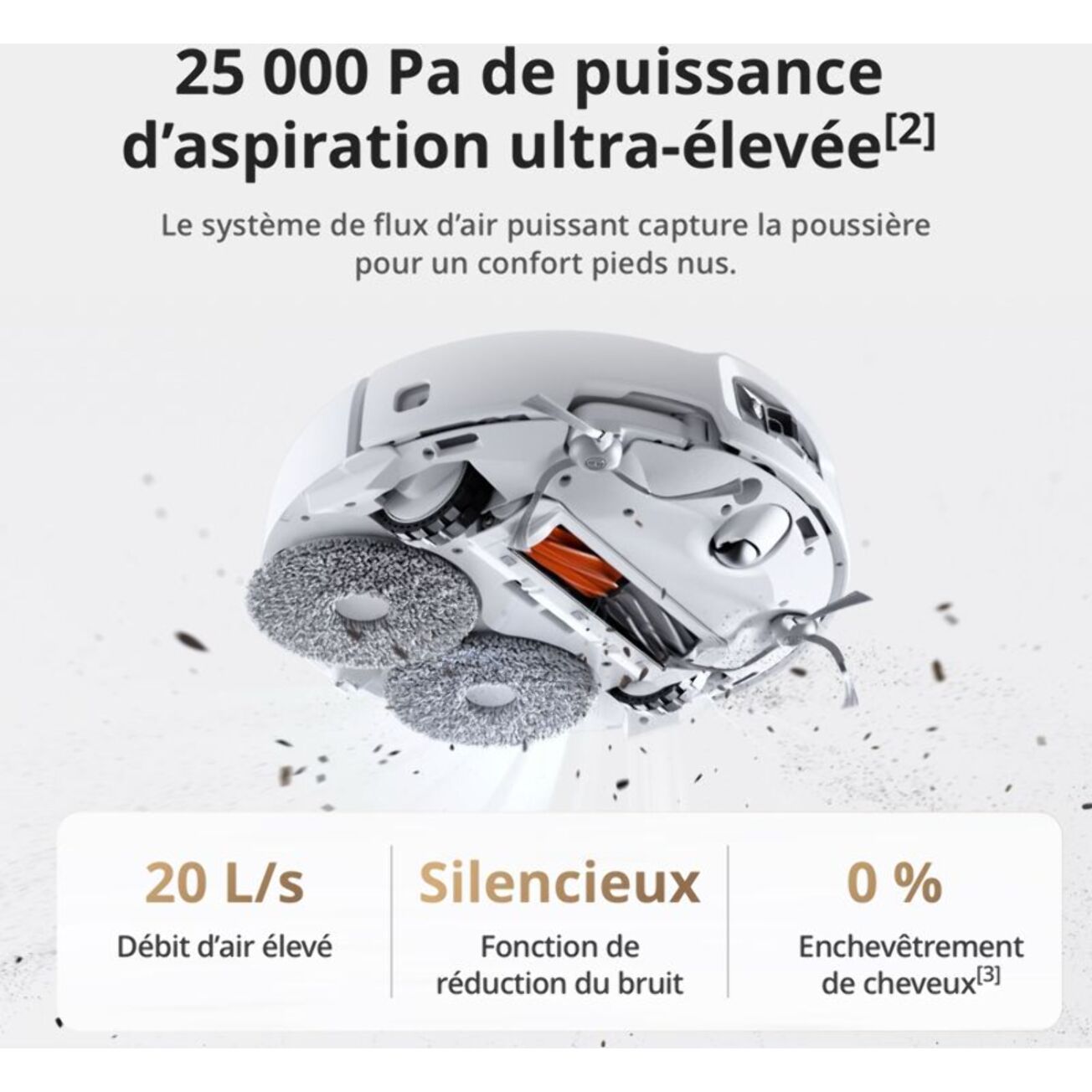 Robot Aspirateur Laveur DJI Romo S