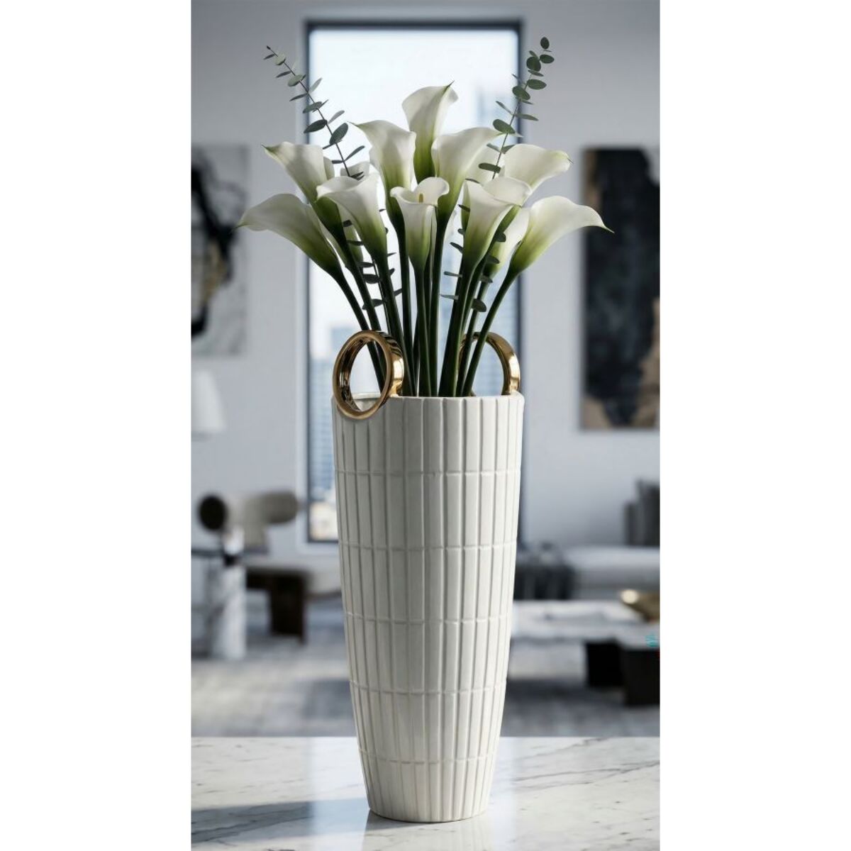 VASO CERAMICA SHOPPING CM Ø 18X45