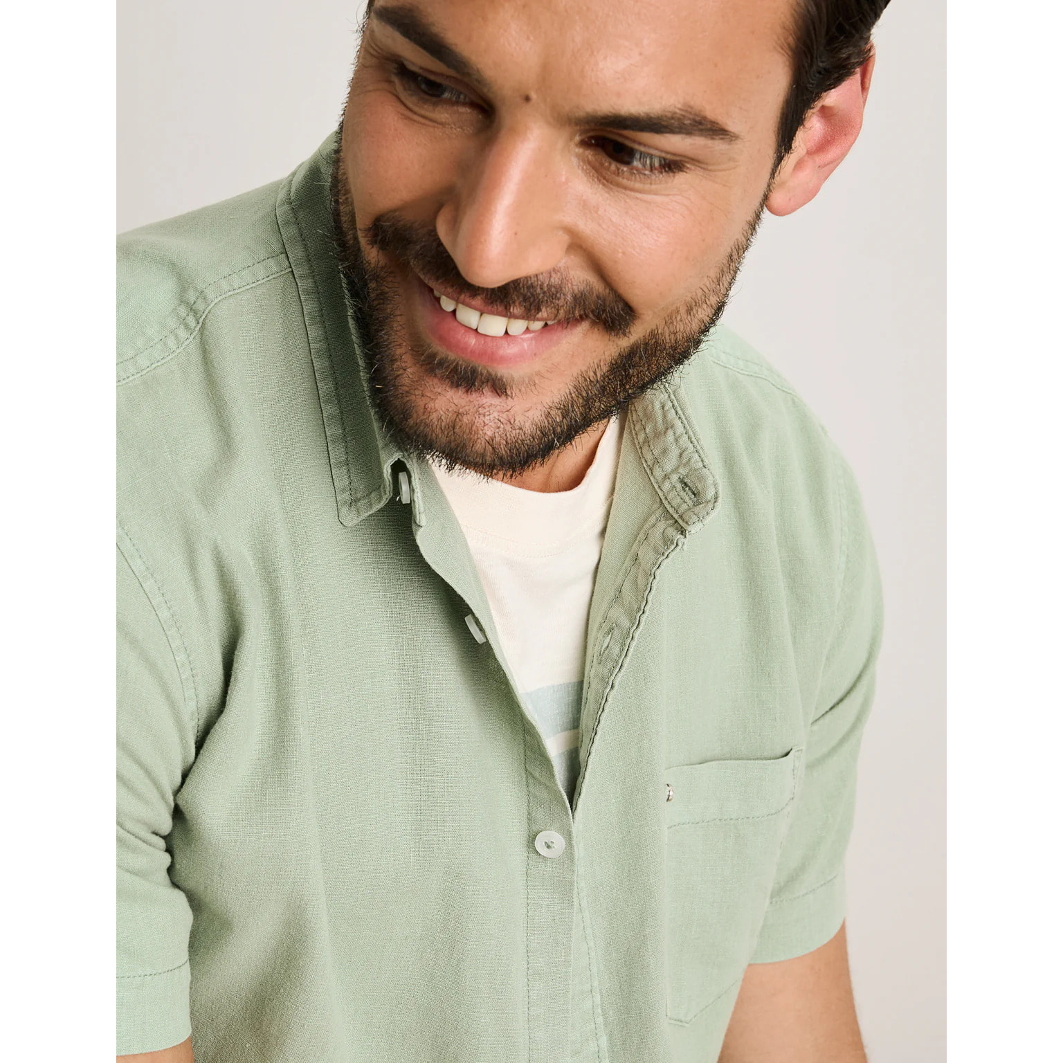 Camisa Manga Corta Verde - Folka