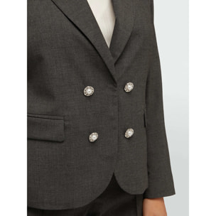 Fiorella Rubino - Blazer gris mélange - Gris