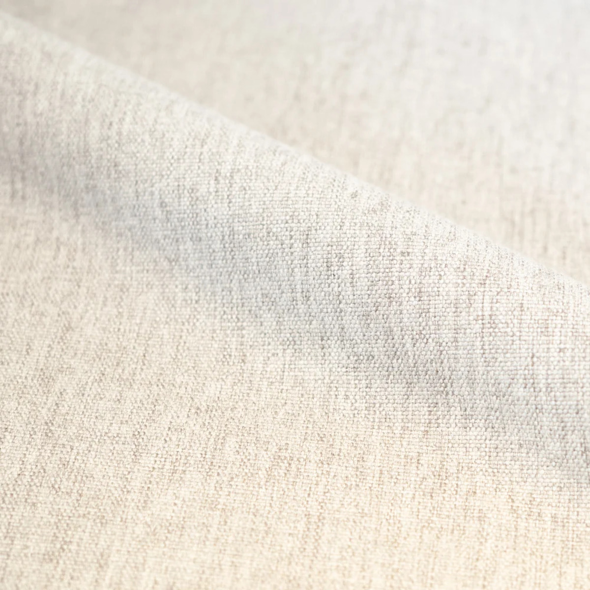 Lot de 2 chaises en tissu beige et bois d'hévéa foncé - Yuna