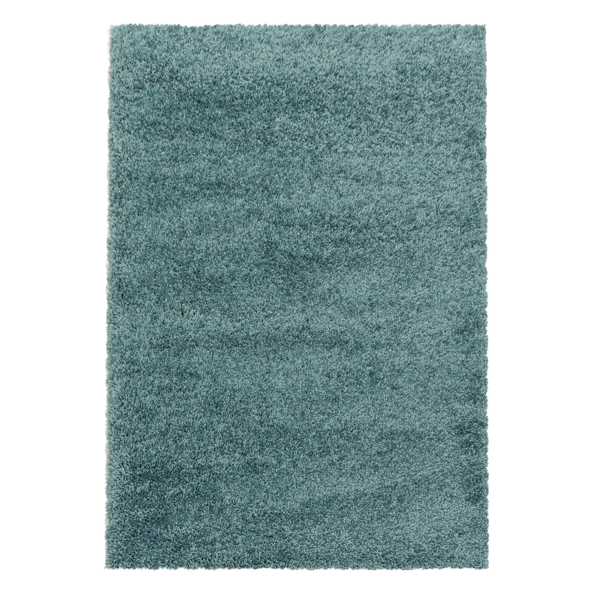 SYDNEY - Tapis shaggy uni à poils longs bleu - SYD3000BLE