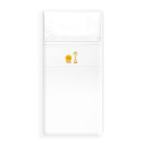 Triptico Minicuna Leon Jirafa Pajarito Blanco