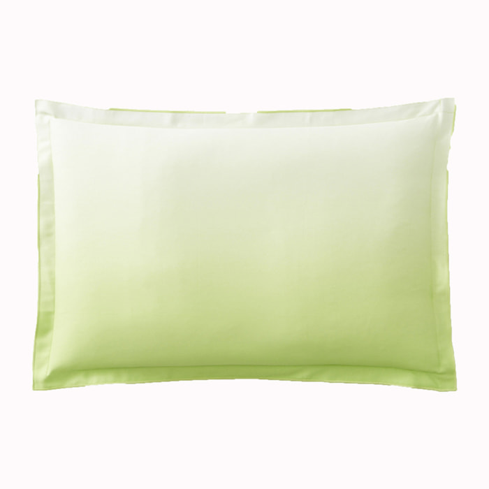 Taie d'oreiller en satin de coton, SARAILLE, Vert lime