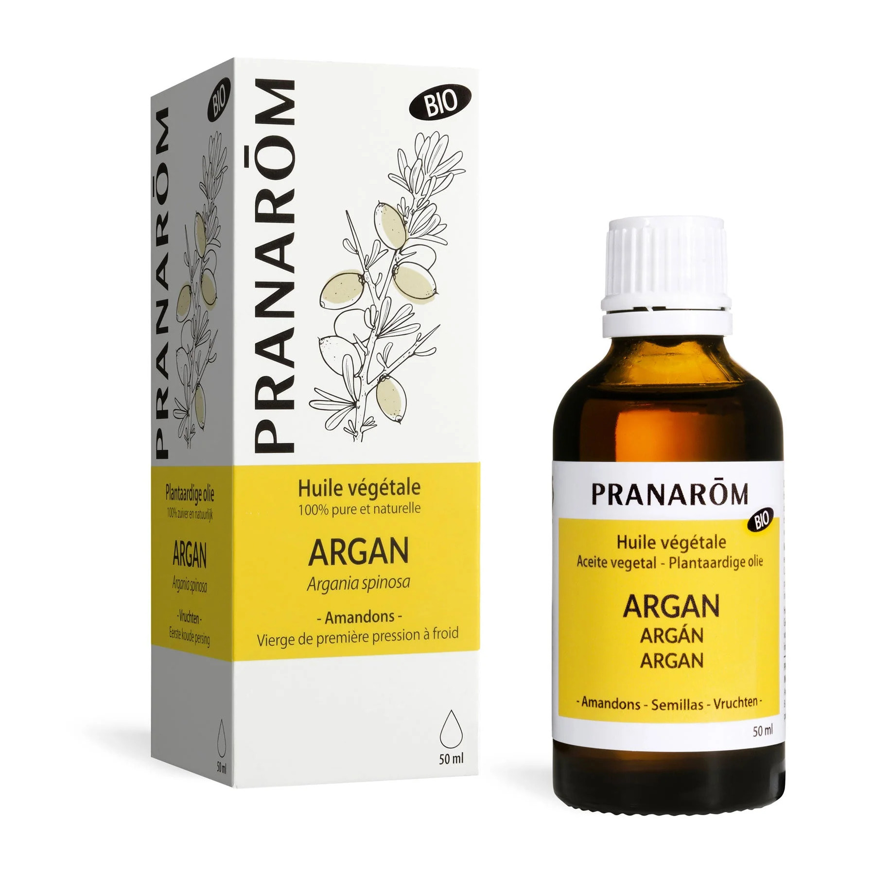 Pranarom - Huile Végétale d'Argan - Bio - 50 ml