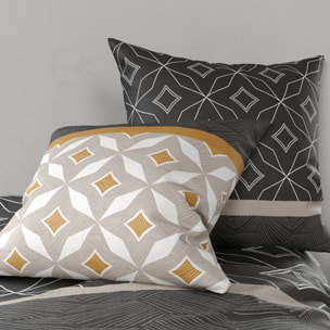 Parure housse de couette 3pcs 100% coton 57fils ota