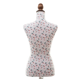 Mannequin sur pied Poésie à l'anglaise H.157,5cm bois