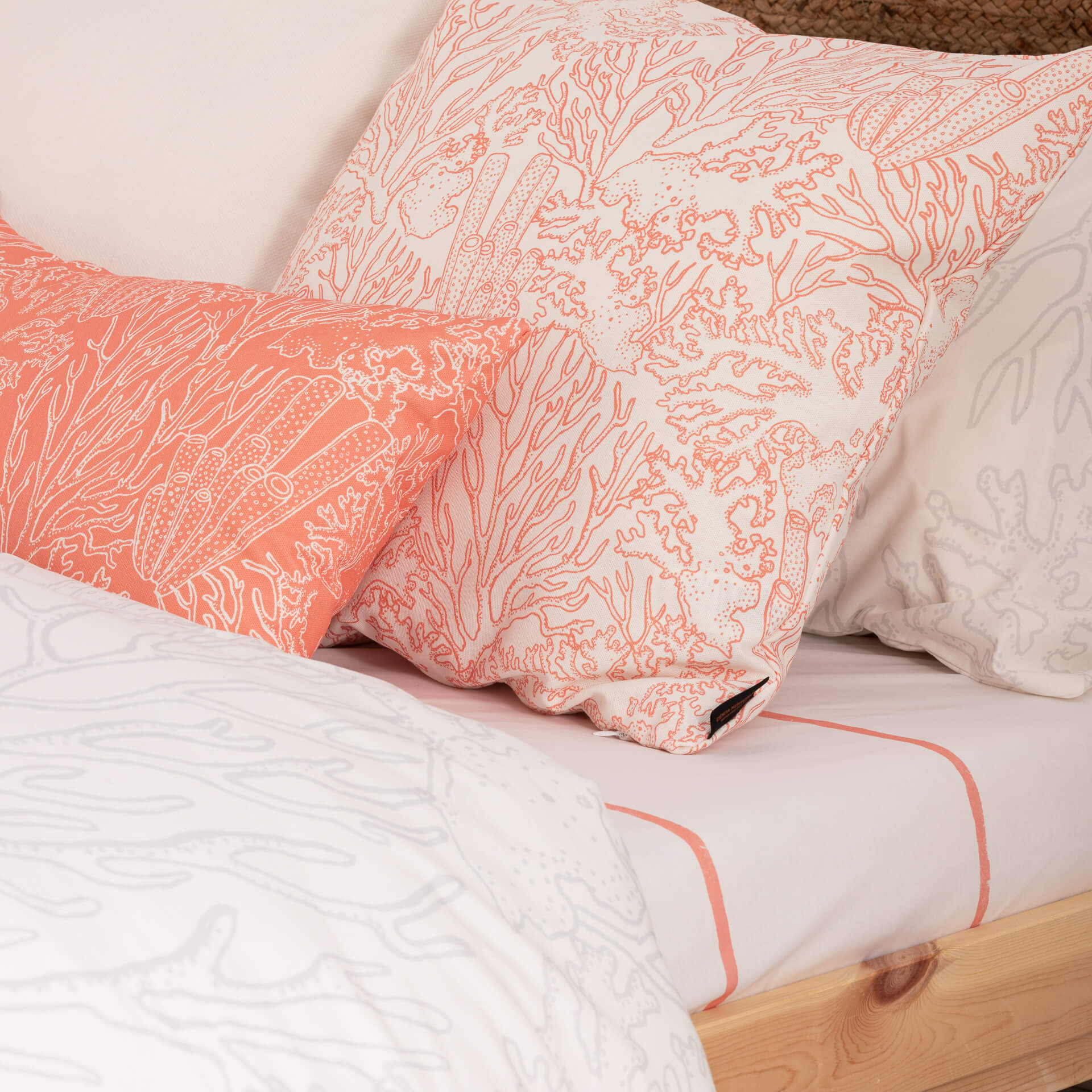 Housse de couette en 100% coton 157 fils Begur Gris