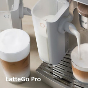 Expresso Broyeur PHILIPS Café Aromis EP8757/20 cafetière à grain SilentBrew LatteGo Pro Blanche