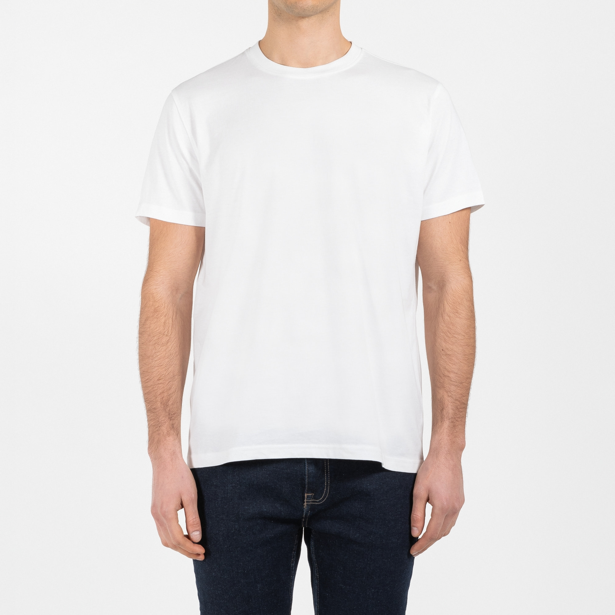 T-shirt jersey di cotone bio washed regular fit