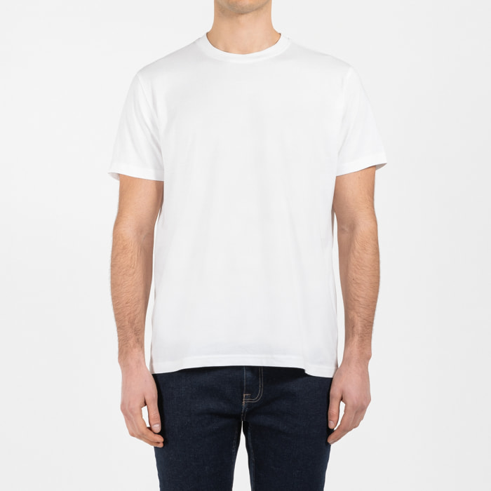 T-shirt jersey di cotone bio washed regular fit