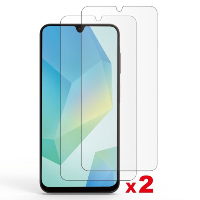 Protège écran ESSENTIELB Samsung A16/A26/A17 verre trempé x2