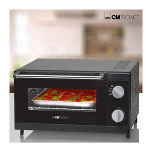 Mini four à pizza 12L Clatronic MPO 3520 Noir