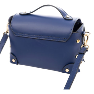 Barrali Bolso bandolera Mujer.Piel auténtica Ruga