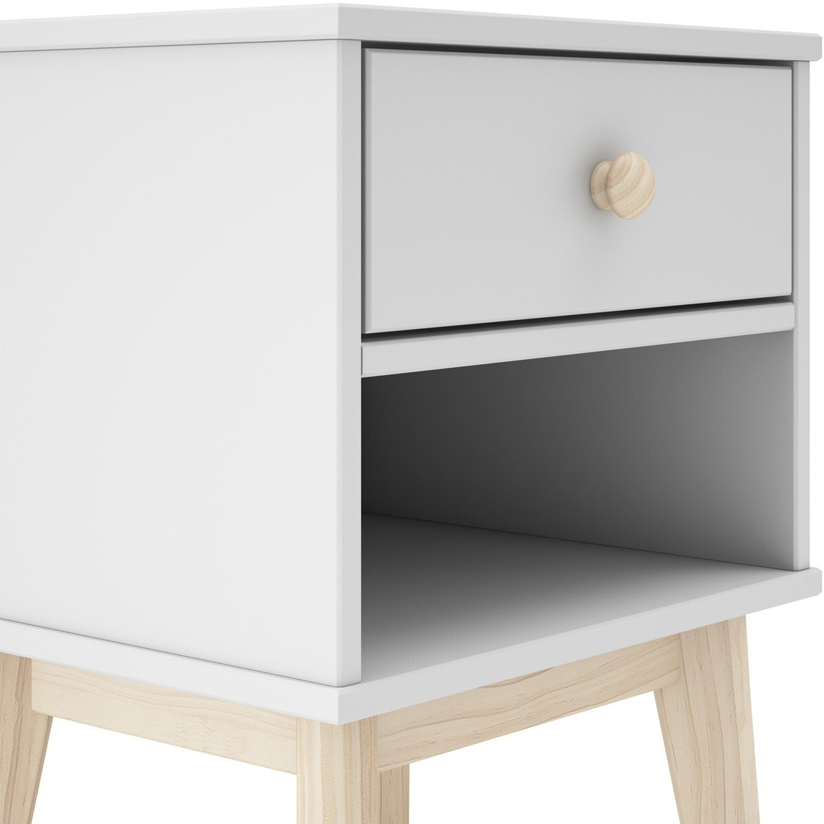 Table de chevet enfant 1 tiroir en bois - ELISE
