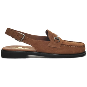 Mocassini Sebago Donna Marrone JOE SANDAL FLESH OUT WOMAN