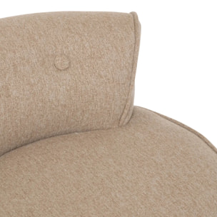 Tabouret "Firmin" pin beige 58x49x46cm