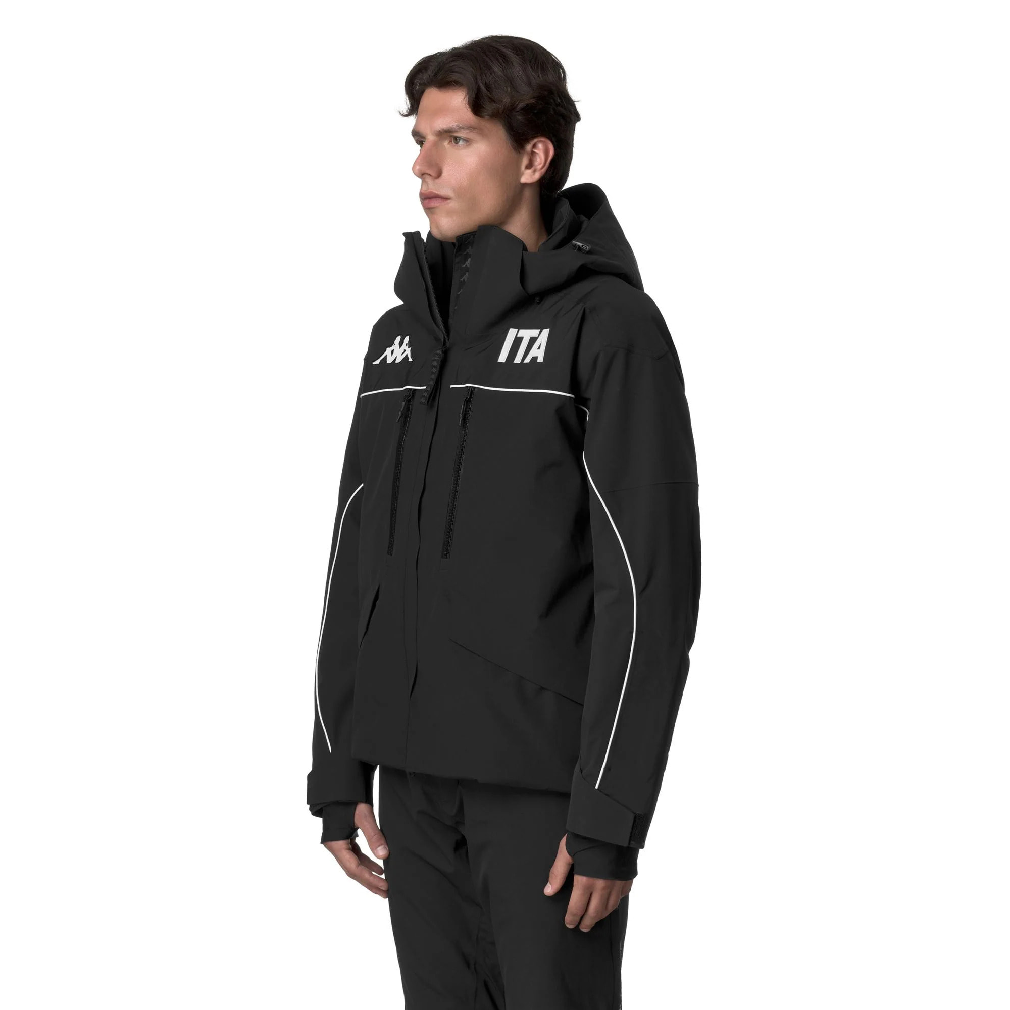 Kappa - Giacche Uomo Nero - 6Cento 602Fp Ita