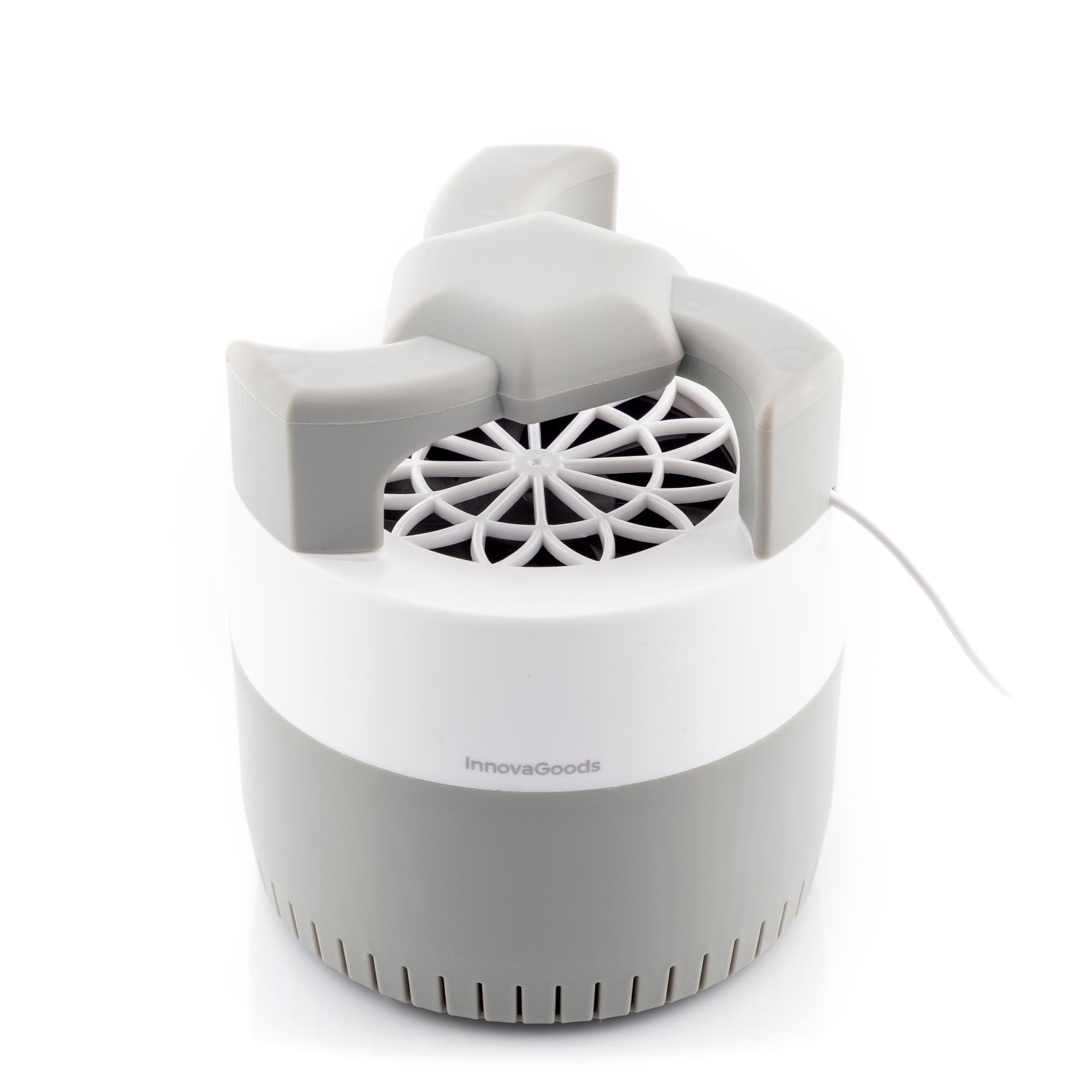 Lampada anti zanzare a suzione KL Silen - 5 W - grigio e bianco - Ø12 x 14 cm