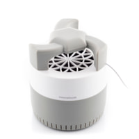 Lampada anti zanzare a suzione KL Silen - 5 W - grigio e bianco - Ø12 x 14 cm
