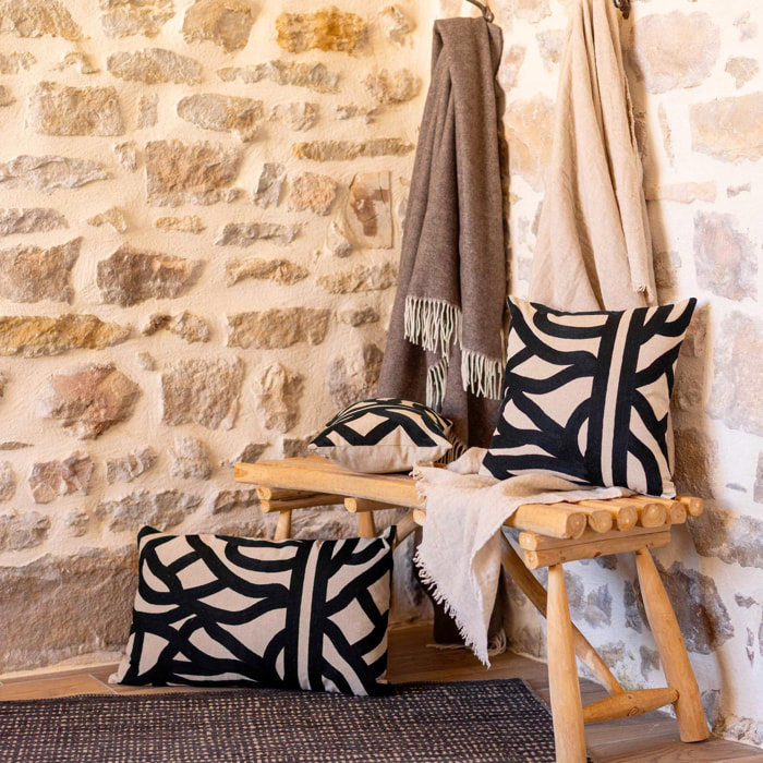 Coussin brodé Ezia