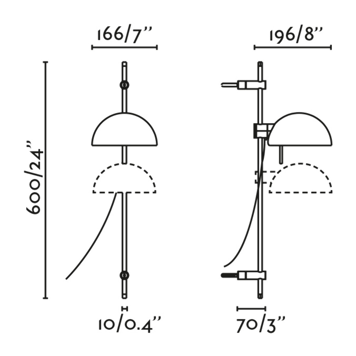 MATILDA Aplique móvil negro