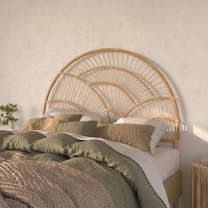 Tête de lit en rotin naturel 140 cm - Séléné