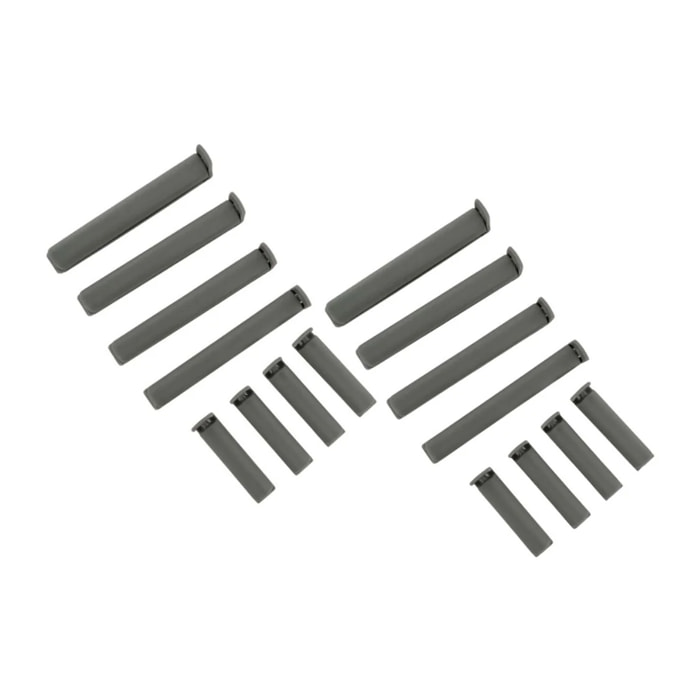 Lot de 2 x 8 clips fermeture de sachet Fackelmann Tecno