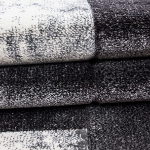 HAWAII - Tapis de salon à motif géométrique gris