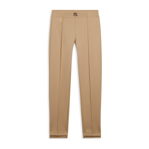 Pantaloni in viscosa con fondo asimmetrico