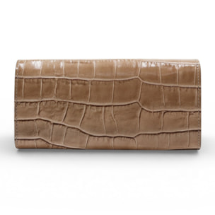 Portafoglio Cheval Firenze Cosmo Croc Taupe