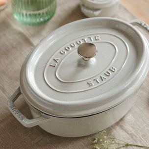 Cocotte ovale 37 cm Truffe blanche