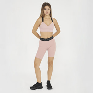 short fitness donna teti rosa