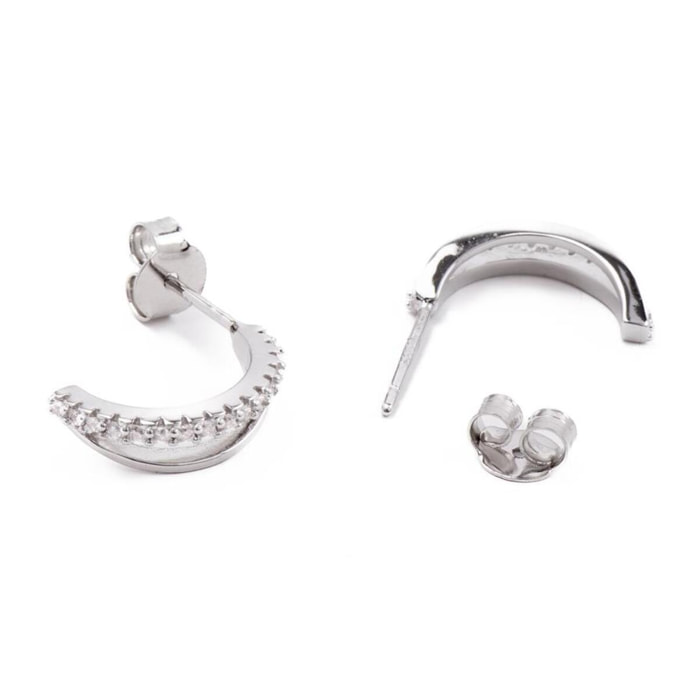 Pendientes Lux by Lux acabados plata