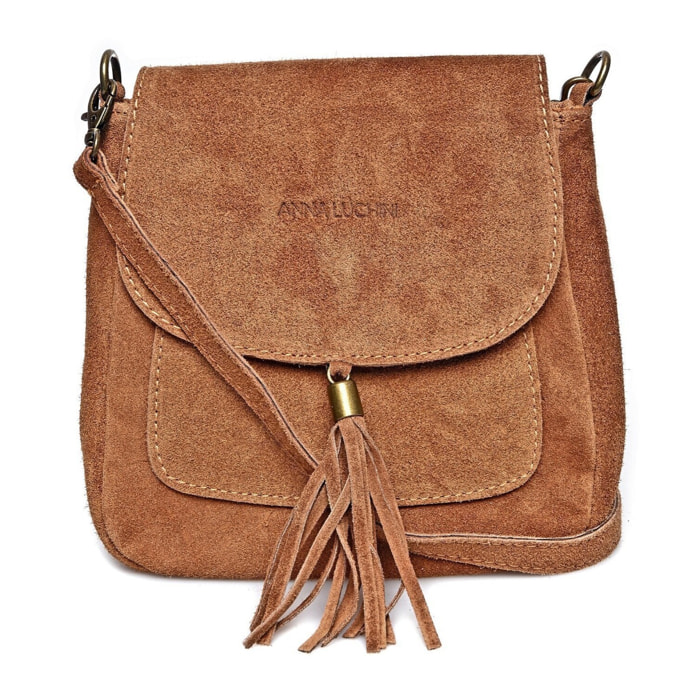 Borsa a mano Anna Luchini Cammello