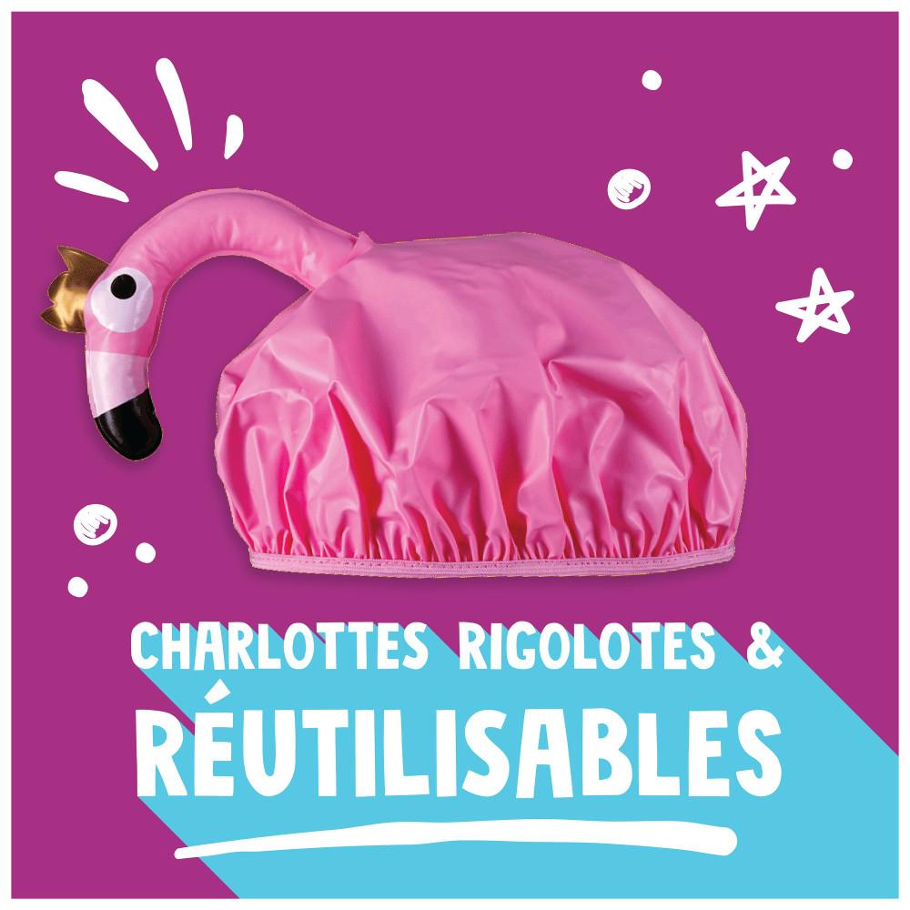 Masques Capillaires et Charlottes - Bear Fruits - Flamant Rose : Lissage et Douceur - Pack de 3