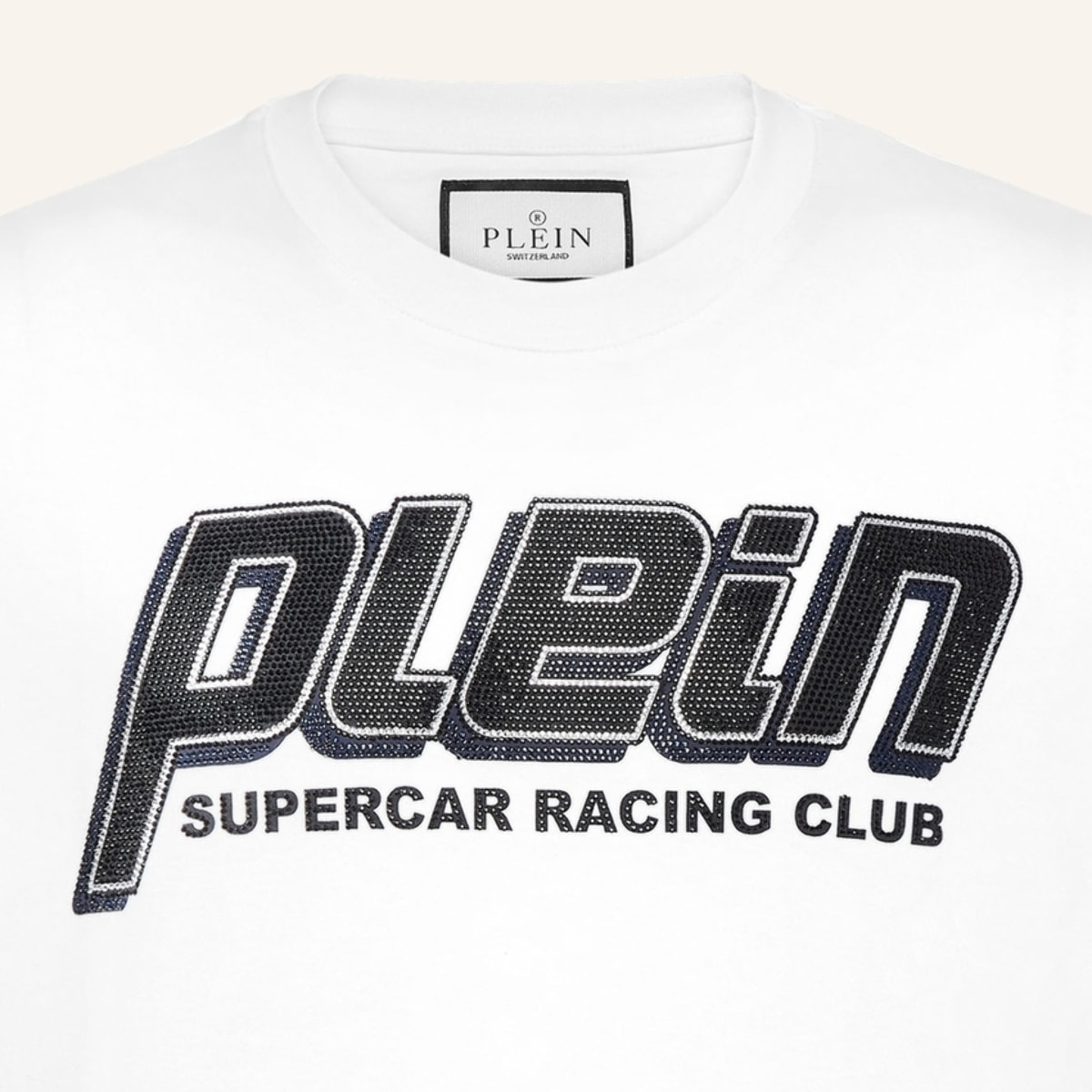 PHILIPP PLEIN T-Shirt Round Neck RACING