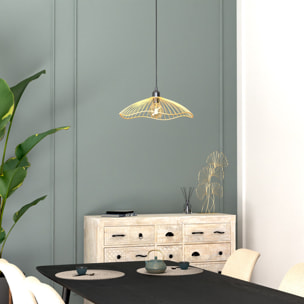 Suspension "Galt" doré D34cm